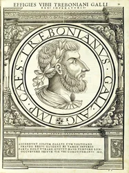 Treboniano Gallo, illustrazione da 