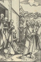 Cristo che si congeda dalla madre, da Speculum passionis domini nostri Ihesu Christi