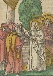Parabola dei farisei e del pubblicano, da Das Plenarium