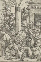 La flagellazione, dalla Vita di Cristo, ca. 1511-12