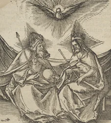 La Santissima Trinità, da Hymmelwagen auff dem, wer wol lebt