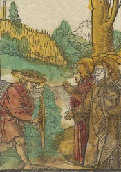 La parabola dei lavoratori nella vigna, da Das Plenarium, 1517