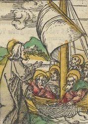 La seconda pesca miracolosa di San Pietro, da Das Plenarium
