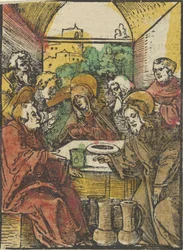 Le nozze di Cana, da Das Plenarium, 1517