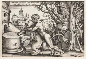Ercole e il leone di Nemea