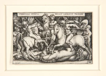 Ercole che sconfigge i Troiani