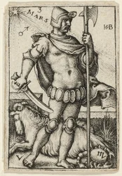 Marte, tavola tre da I sette pianeti con gli zodiaci