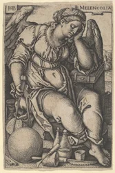Melancholia, c.1500-50 (incisione)