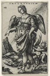 Sfortuna (Das Ungluck) (incisione su carta vergata)