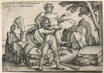 Ercole che schiaccia Antaeus
