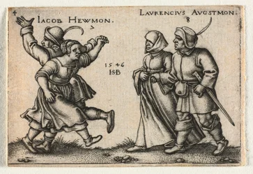 Il matrimonio contadino o i dodici mesi: 7 Jacob Hewmon 8-Laurencius Augstmon