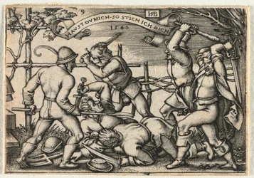 Il Matrimonio del Contadino o i Dodici Mesi: No. 9, 1547