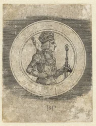 Fronte della medaglia con ritratto di Re Ferdinando I d