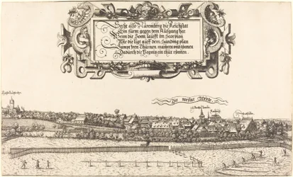Veduta di Norimberga da est (sezione destra)