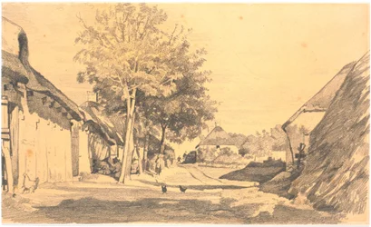 Strada di campagna al sole