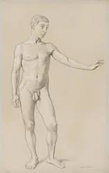 Nudo di giovane uomo