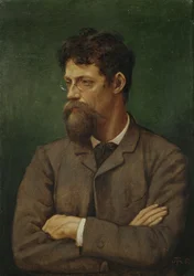 Il pittore Albert Lang