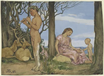 Fauno e ninfa