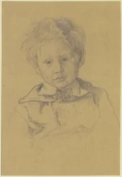 Ritratto infantile del figlio di Victor Müller