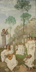 Trittico pasquale: I regni dei beati (Il Paradiso)