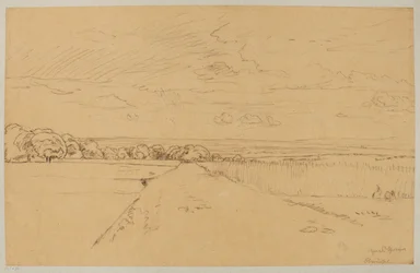 Paesaggio con strada dai dintorni di Oberursel