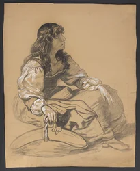 Studio di una giovane italiana