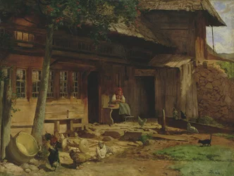 La casa paterna a Bernau, 1866