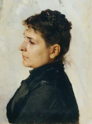 Donna di profilo