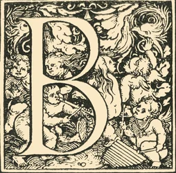 B - Un alfabeto di Hans Weiditz, c1520-1521, 1908