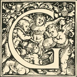 G - Un alfabeto di Hans Weiditz, c1520-1521
