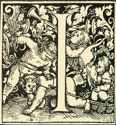 I - Un alfabeto di Hans Weiditz, c1520-1521, 1908