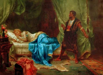 Shakespeare, Otello / Dipinto di Zatzka