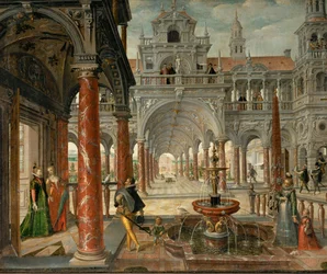 Palazzo con visitatori illustri