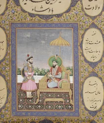 Album di genealogia dinastica Mughal, 1855