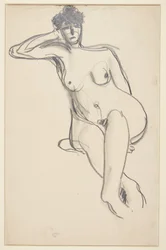 Modella Femminile Seduta