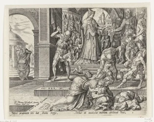 La regina Atalia fa uccidere i figli del re