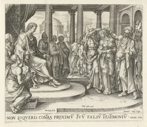 Susanna accusata dagli anziani De tien geboden (serie)