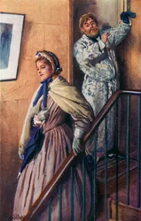 Illustrazione per Piccole donne crescono di Louisa M. Alcott