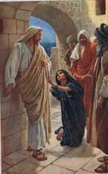 La donna di Canaan, illustrazione da 