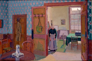 Interno con Mrs Mounter