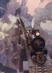 Una ferrovia di montagna