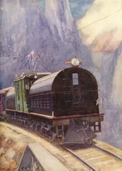 Una locomotiva elettrica