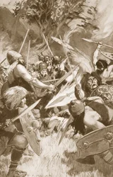 La lancia magica di Lugh, illustrazione da 