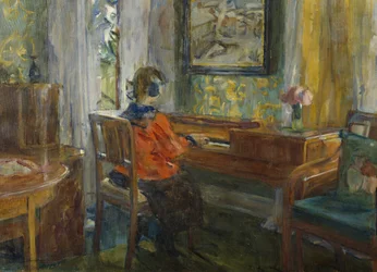 Al pianoforte della bisnonna