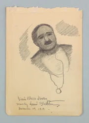 Studio per ritratto, Vicente Blasco Ibáñez
