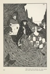 Il Giardino del Paradiso. Prese il Principe per mano e lo condusse nel suo Palazzo