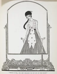 A dire il vero, questo nuovo ornamento non esaltava la sua bellezza. Illustrazione per il racconto 