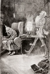 Illustrazione per A Christmas Carol da The Christmas Books di Charles Dickens