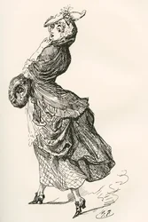 Illustrazione per il romanzo Barnaby Rudge di Charles Dickens