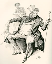 Joey B. (illustrazione per il romanzo Dombey e Figlio di Charles Dickens, edizione Testimonial, 1910)